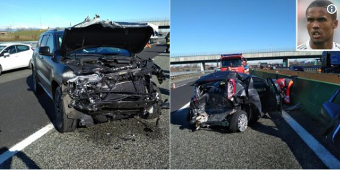 تصادف شدید ستاره یوونتوس+عکس