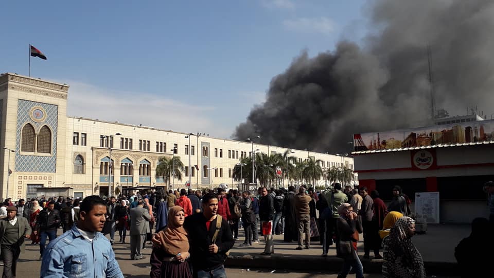 سانحه مرگبار حادثه قطار در قاهره +تصاویر