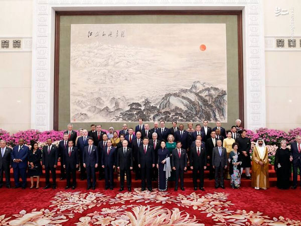 عکس یادگاری سران کشور‌های جهان در مجمع پکن