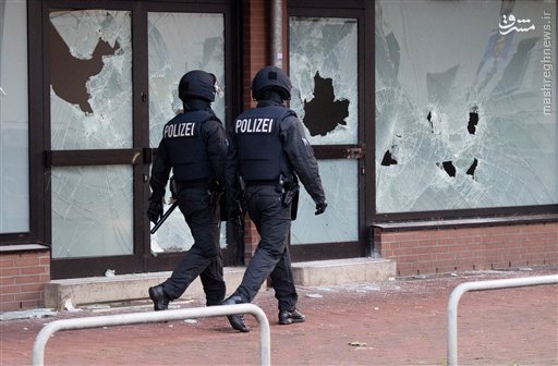عکس/ حمله پلیس آلمان به مسجد مسلمانان