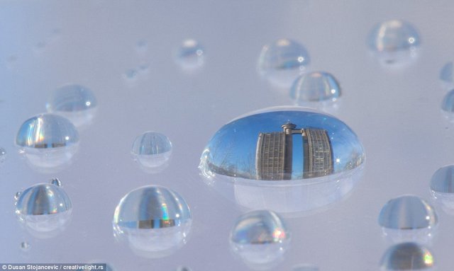 شهرهای جهان را در قطره‌های آب ببینید
