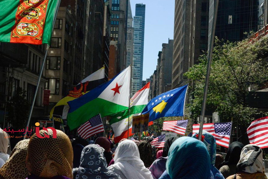 رژه سالانه مسلمانان در نیویورک‎