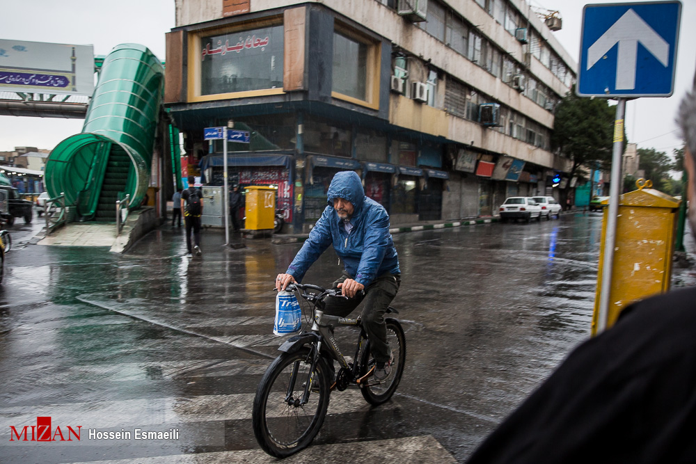 باران تابستانی تهران