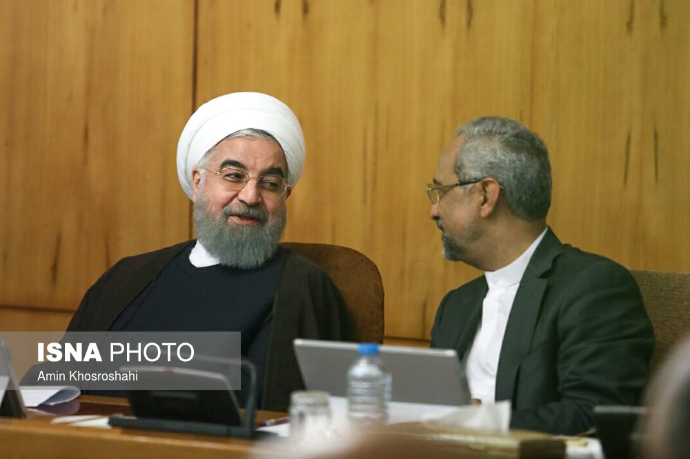 خنده‌های روحانی در آخرین جلسه هیات دولت یازدهم