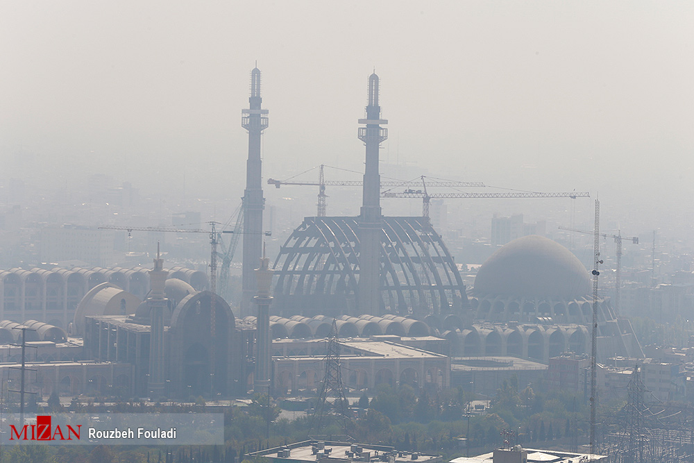 آلودگی هوای تهران در اولین روز آبان