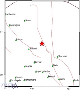 باز هم زلزله در هجدک کرمان