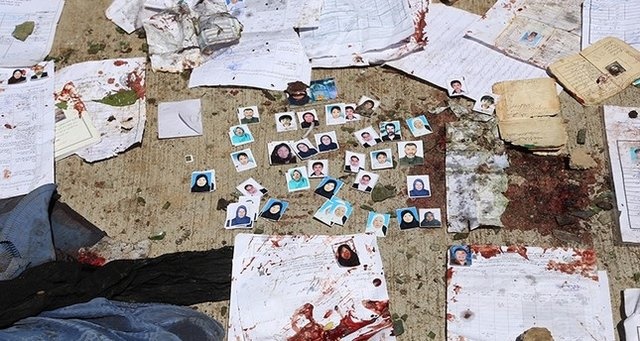 انفجار در مرکز رأی‌دهندگان کابل با ده‌ها کشته و زخمی+ عکس