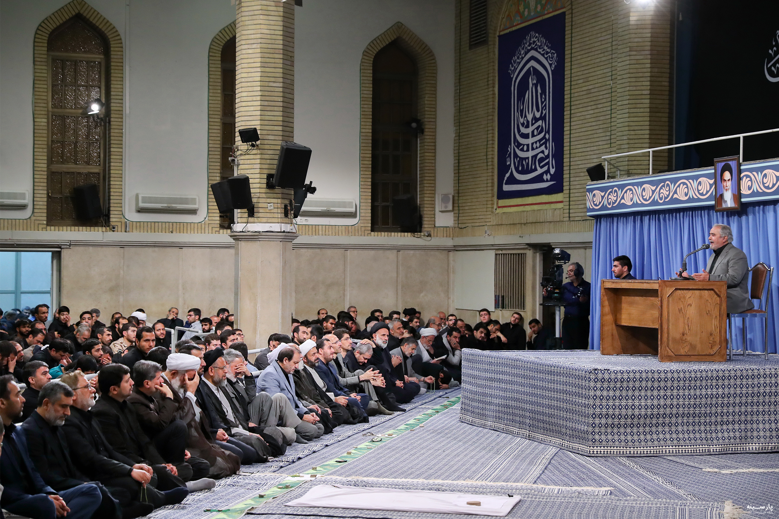 مراسم سوگواری سالروز شهادت امیرالمؤمنین در حسینیه امام خمینی