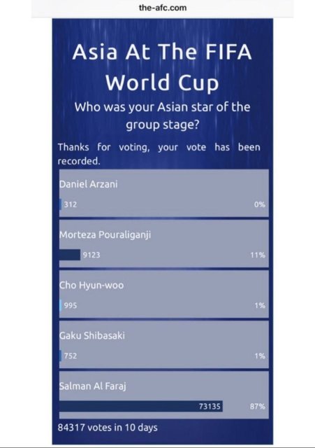 پورعلی‌گنجی دومین بازیکن برتر آسیا در جام جهانی شد