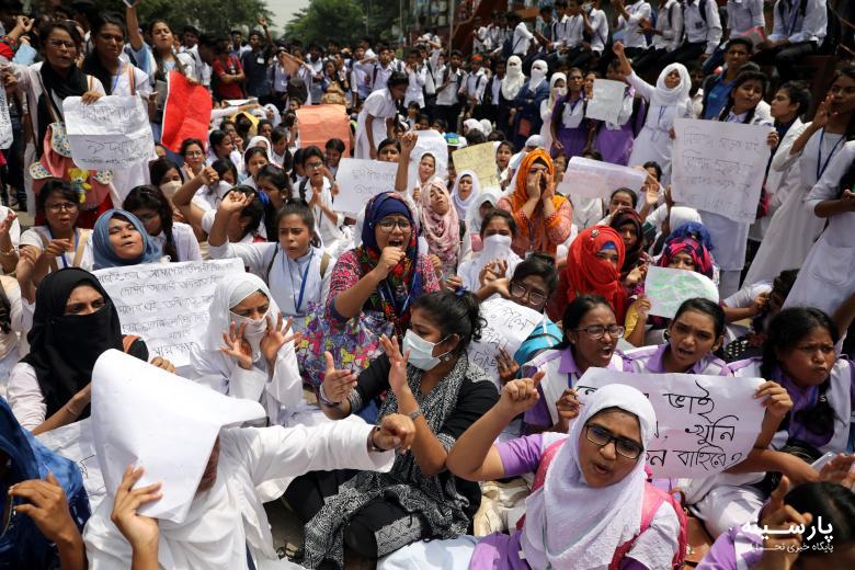 ادامه اعتراضات در بنگلادش به نا امنی