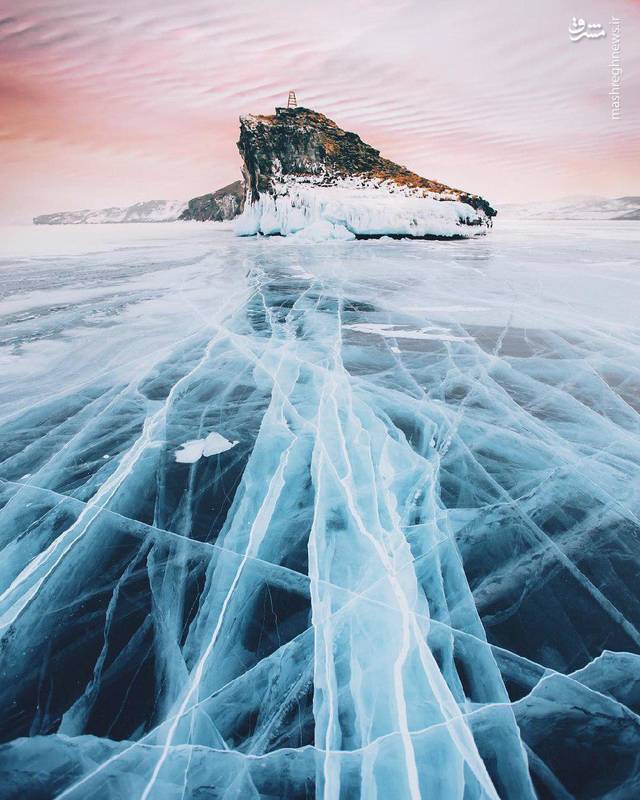یخ زدن قدیمی ترین دریاچه جهان! +عکس