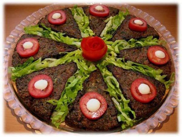 ایده‌های ساده و زیبا تزیین کوکو سبزی مجلسی