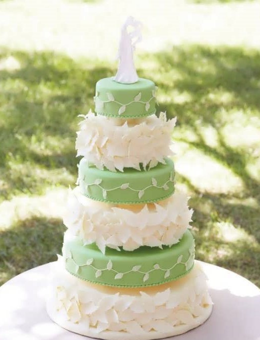 مدل کیک عروسی با تزیینات زیبا و جالب