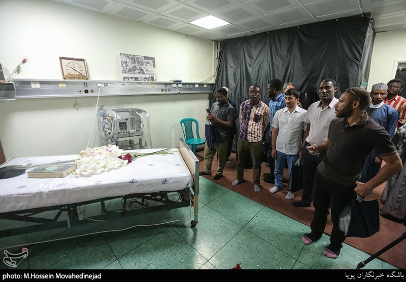 بیمارستان قلب جماران و محل بستری امام +عکس