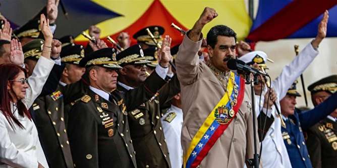 دستور آماده باش مادورو به ارتش ونزوئلا برای مقابله با حمله کلمبیا