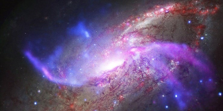 کشف کهکشانی به شکل ایکس+عکس
