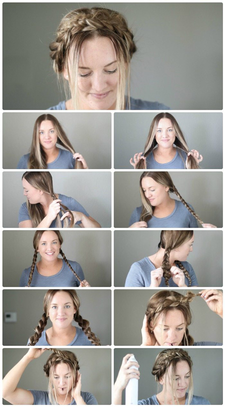 آموزش تصویری مدل مو‌های فوری