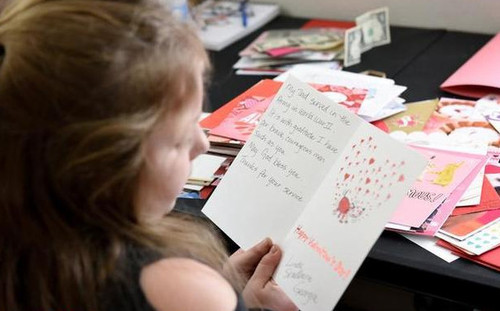 سرباز ۱۰۴ ساله آمریکایی هزاران نامه ولنتاین دریافت کرد+تصاویر
