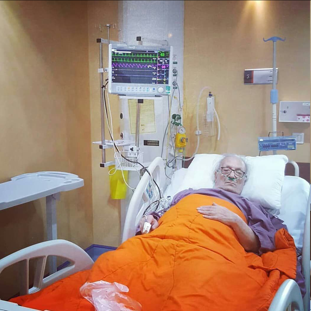 جلال مقامی در بیمارستان بستری شد +عکس