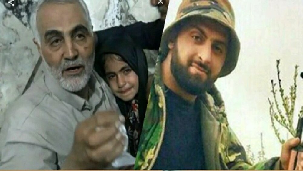 قول متفاوت یک دختر ۱۱ ساله به فرزندان سردار سلیمانی /ماجرای گریه کردن در آغوش حاج قاسم چه بود؟+عکس