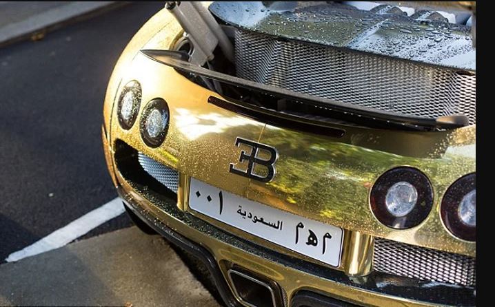 خودروی از طلا که چشم‌ها را خیره می‌کند+عکس