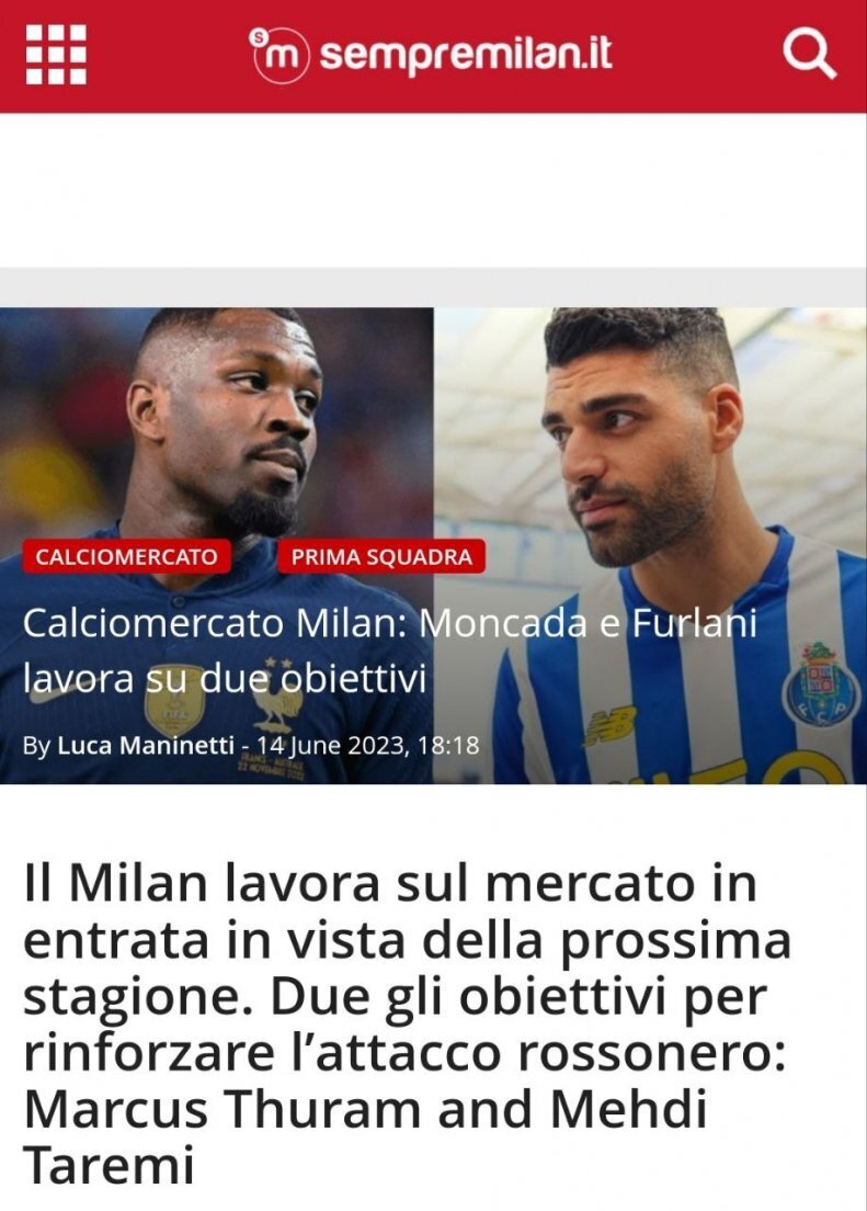 طارمی و میلان