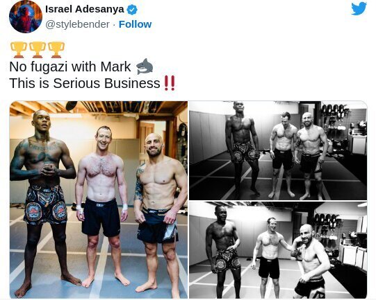 عکس جنجالی مارک زاکربرگ کنار دو قهرمان یواف‌سی