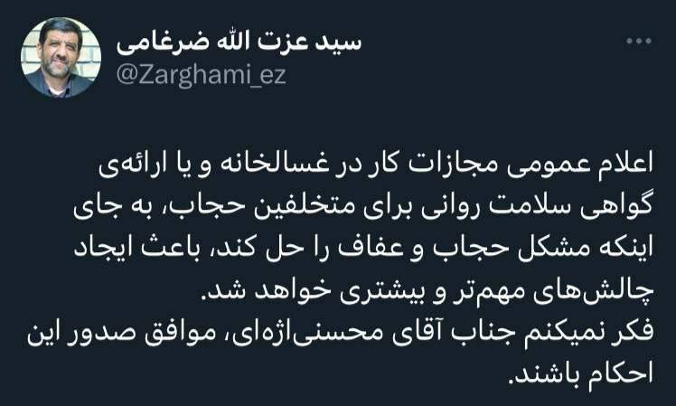 آزاده صمدی صدای ضرغامی را هم در آورد!+ عکس