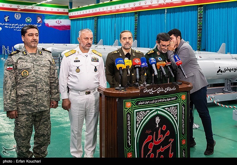 آئین الحاق موشک های کروز ابومهدی به نیروی دریایی ارتش و سپاه/ گزارش تصویری