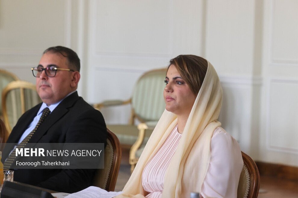 حجاب بحث برانگیز وزیر خارجه لیبی در تهران؛ گشت ارشاد کجا بود؟+ عکس