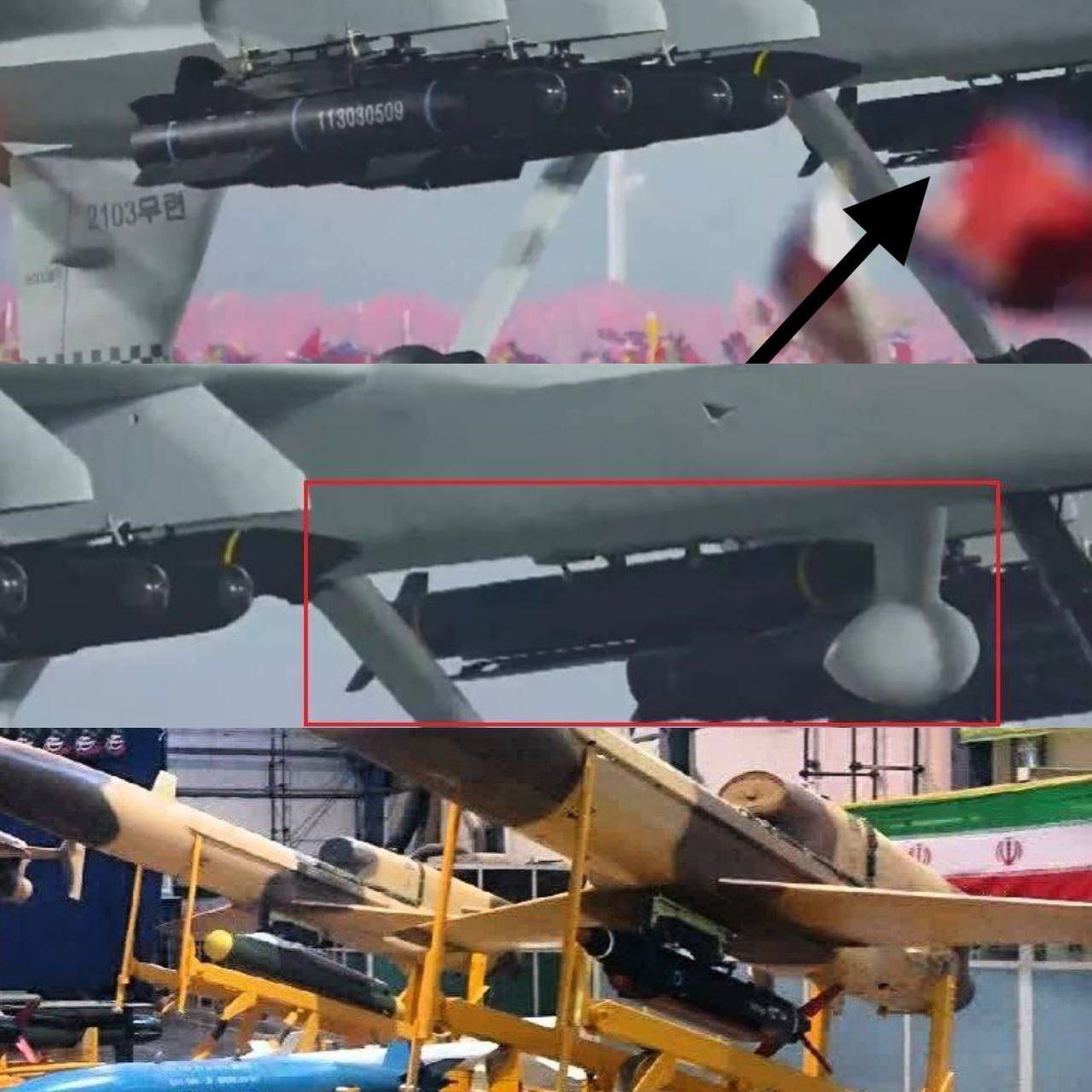 مجهزشدن پهپاد SB-۹ کره شمالی به بمبی شبیه به بمب SDB۱ آمریکایی