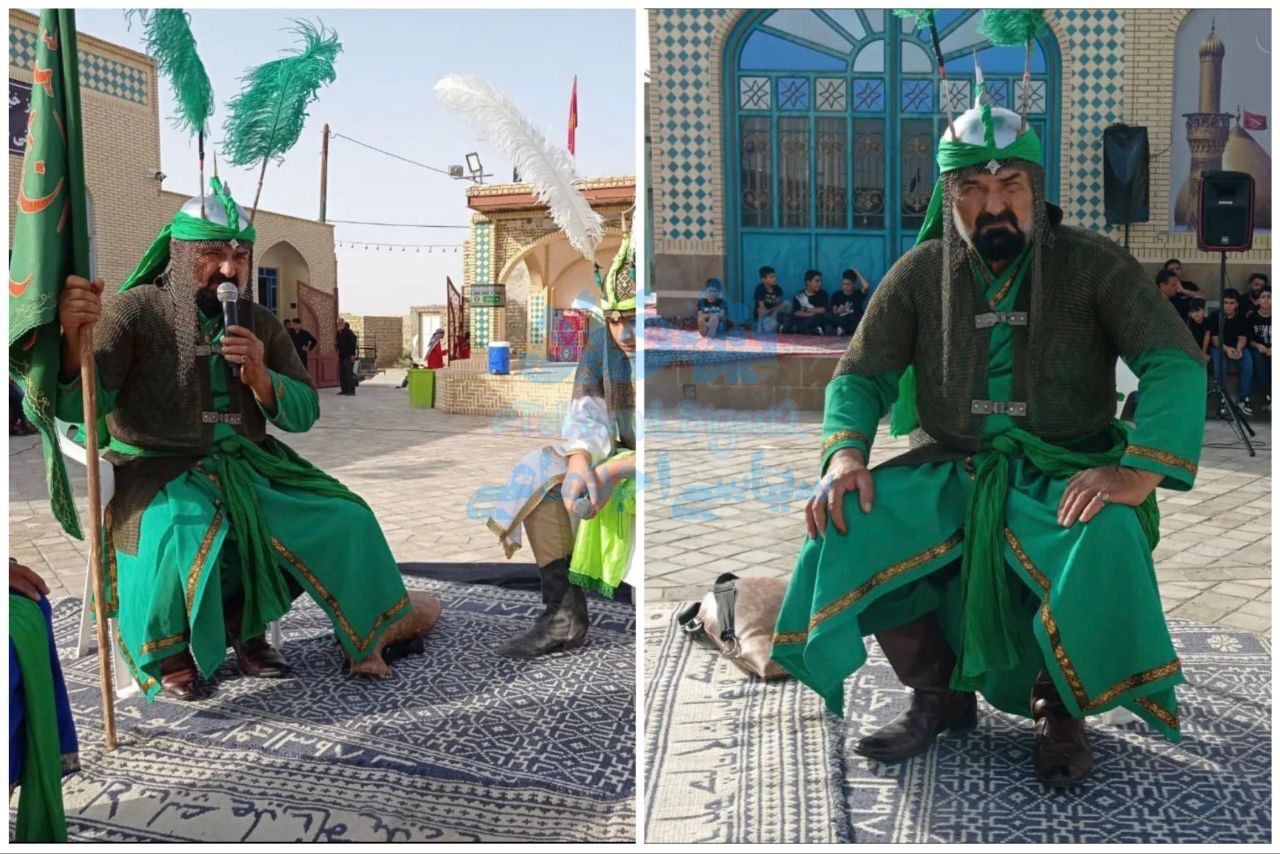 تشابه عجیب یک تعزیه خوان به محسن رضایی! تشابه عجیب یک تعزیه خوان به محسن رضایی!