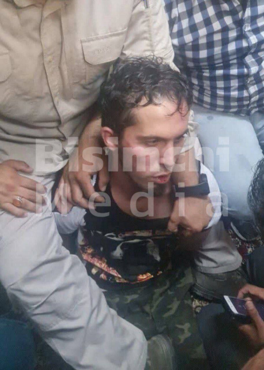 چهره تروریست دستگیر شده را ببینید+عکس