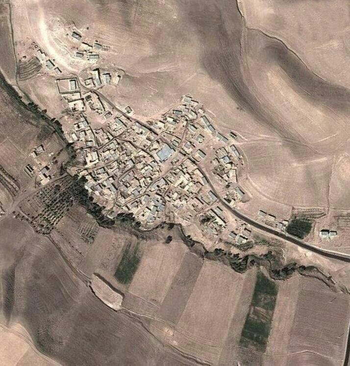 نقشه هوایی روستای جوره کندی در منطقه قَرَه‌پُشتلو زنجان