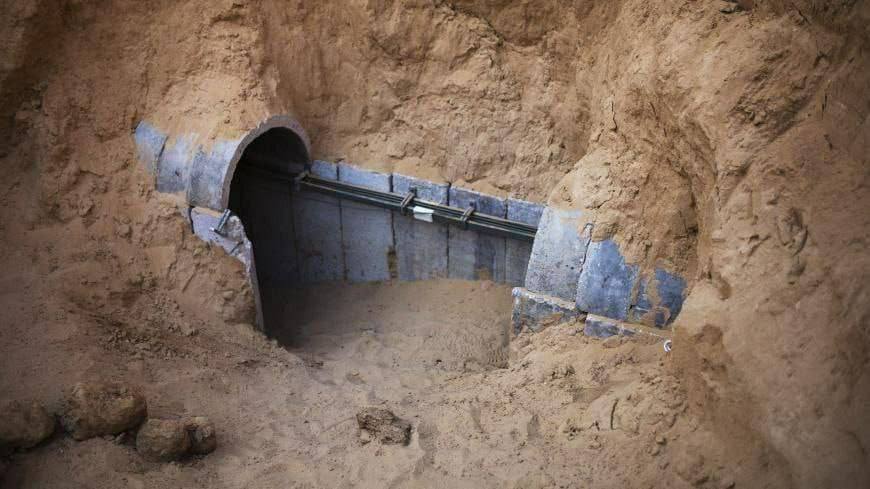 تصاویر تونل های زیر نوار غزه