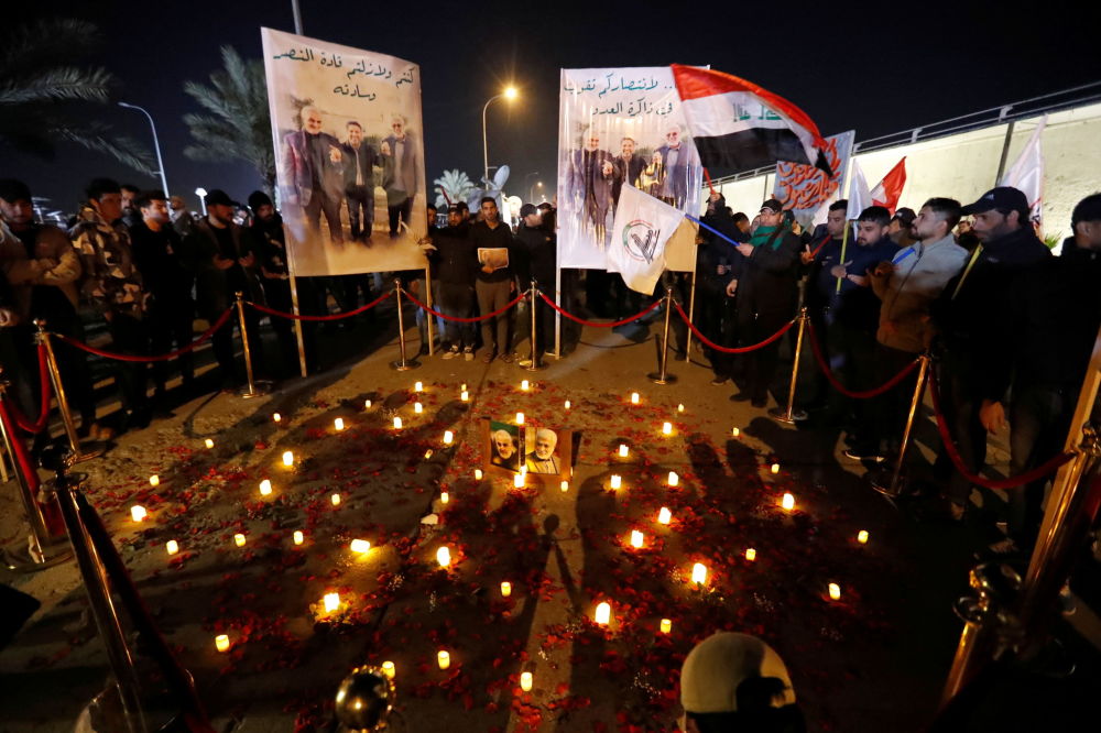 راهپیمایی یادبود سپهبد حاج قاسم سليماني در عراق