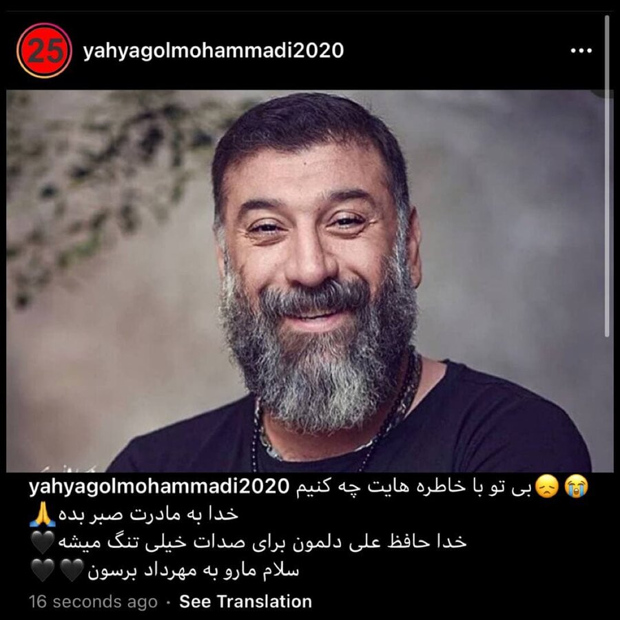 پیام گل‌محمدی برای فوت انصاریان: بی تو با خاطره‌هایت چه کنیم