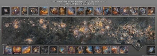انتشار عکسی از کهکشان راه شیری که تکمیلش ۱۲ سال طول کشید! +تصاویر