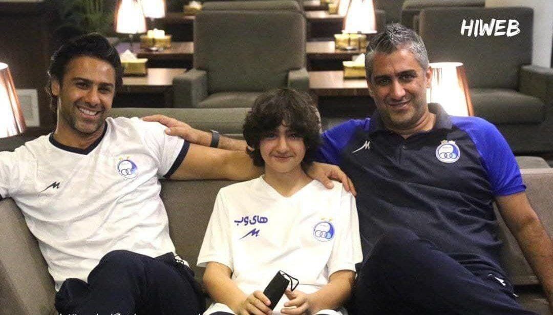 از کنایه پسر قلعه نویی به مجیدی تا حضور پسر مجیدی با لباس استقلال! +عکس