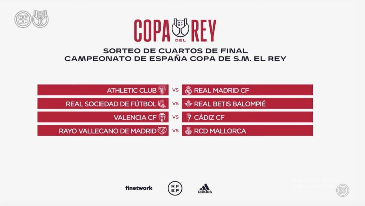 جام حذفی اسپانیا قرعه‌کشی شد/ رئال حریف حذف کننده بارسا در یک چهارم نهایی کوپا دل‌ری