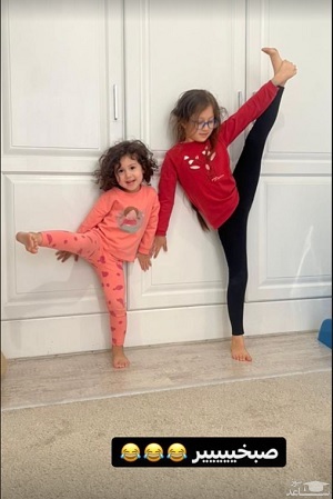ورزش صبحگاهی خنده دار دختران استخری + عکس