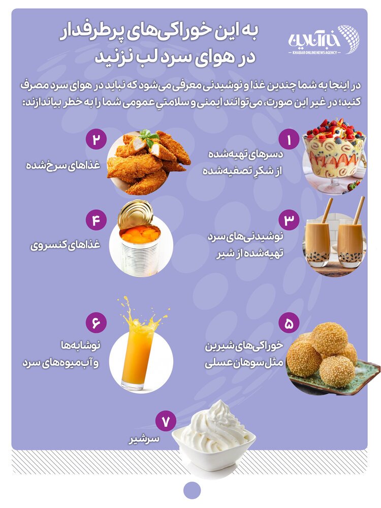 خوراکی‌های پرطرفدار