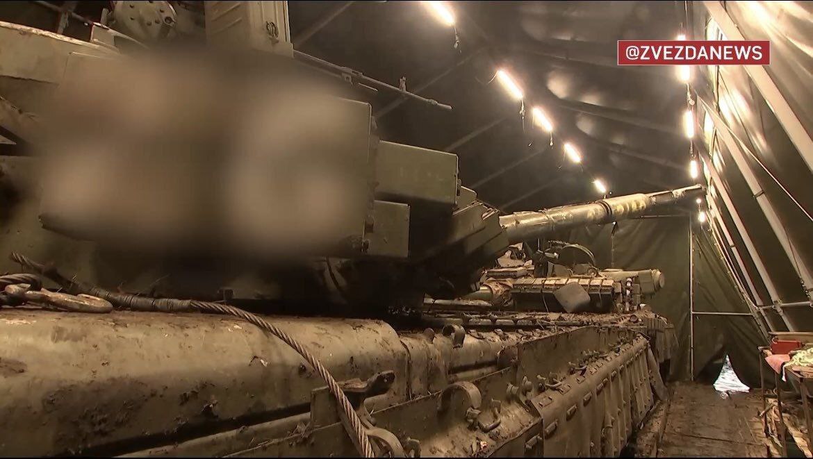 تعمیر تانک‌های روسی