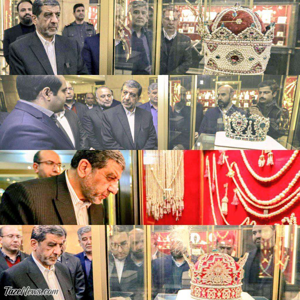 کنایه ضرغامی به بهادری جهرمی درباره جواهرات سلطنتی