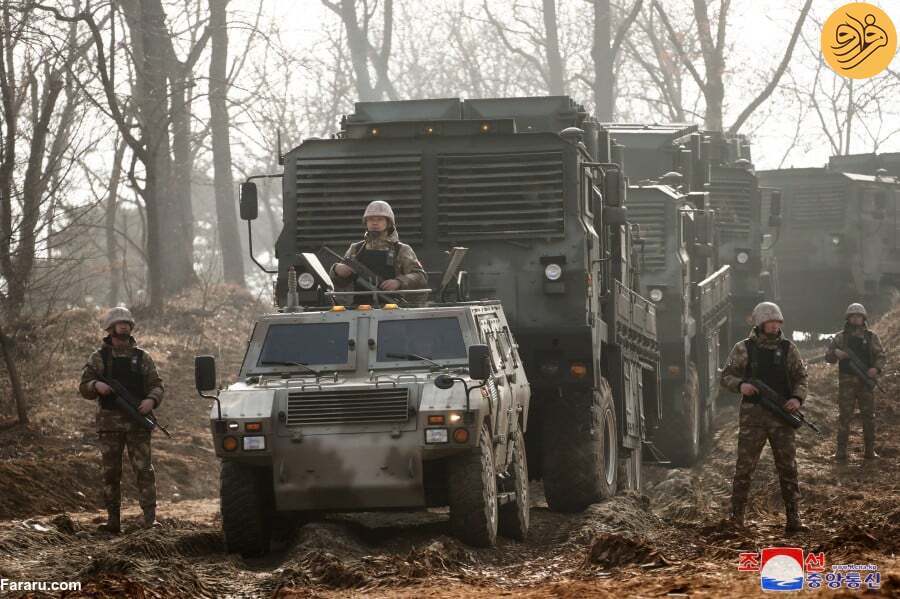 کیم جونگ اون و دخترش نظاره‌گر پرتاب همزمان ۶ موشک+ عکس