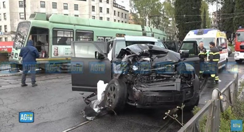 تصادف مهاجم سرشناس فوتبال تراموا