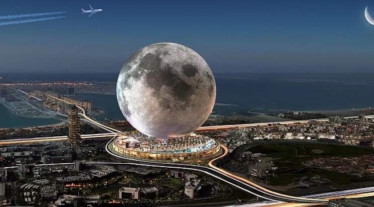 ساخت ماه مصنوعی در دبی