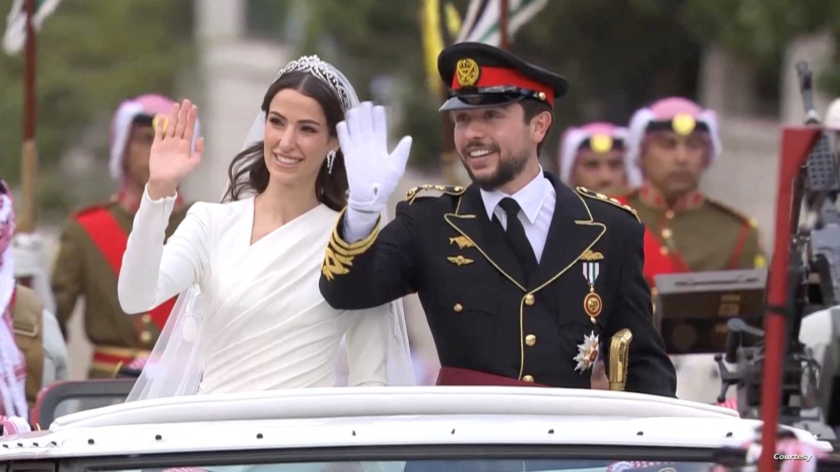 جشن عروسی ولیعهد اردن در کاخ حسینیه+ عکس