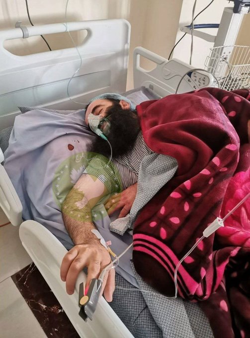 تصاویر عضو طالبان که ایران را تهدید کرده بود بر تخت بیمارستان خبرساز شد + فیلم