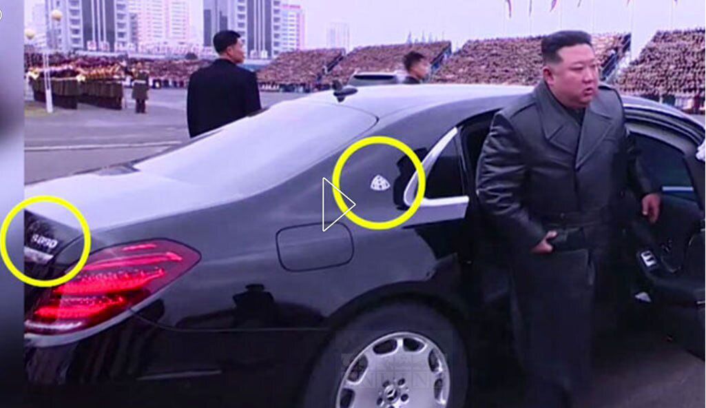 رهبر کره شمالی از خودرو لوکس جدیدش رونمایی کرد+عکس